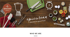 Desktop Screenshot of epicureanproducts.com